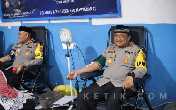 Thumbnail Berita - Pimpin Donor Darah, Kapolres Abdya: Bantu Stok RSUD Jelang Idulfitri