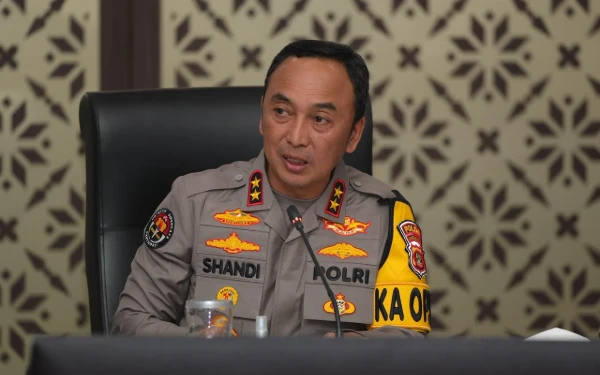 Foto Kapolda Sumsel Irjen Pol Shandi Nugroho, Rabu 18 Maret 2026 (Foto : Yola/Ketik.Com)