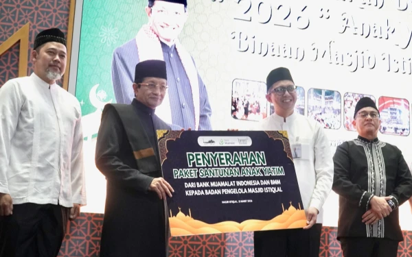Thumbnail Berita - Bank Muamalat, BMM dan Masjid Istiqlal Santuni 2.026 Anak Yatim