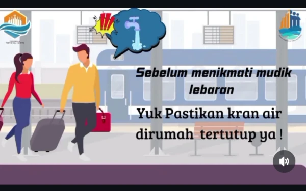 Thumbnail Berita - JANGAN LUPA! Pelanggan Perumdam Tirta Kalimaya Diimbau Tutup Keran Air Saat Ditinggal Mudik