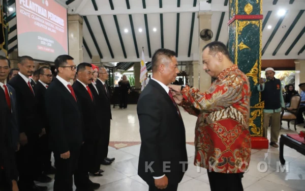 Thumbnail Berita - Darmadi Dilantik Ketua KONI Kabupaten Malang, Fokus Pembinaan Atlet Sejak Dini hingga Siap Tempur di Porprov Jatim ‎