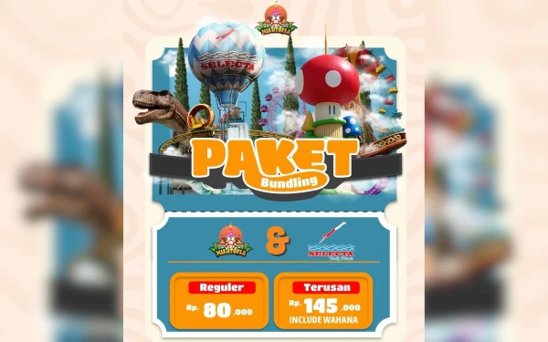 Foto Paket bundling yang ditawarkan oleh Mikutopia dan Taman Rekreasi Selecta. (Foto: Mikutopia)