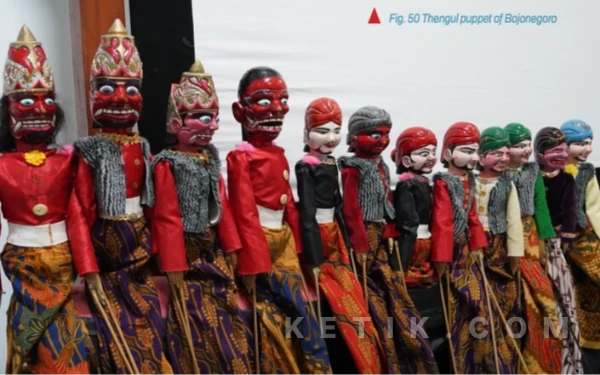 Foto Tradisional wayang Thengul unggulan  (foto Diskominfo pemkab Bojonegoro,)