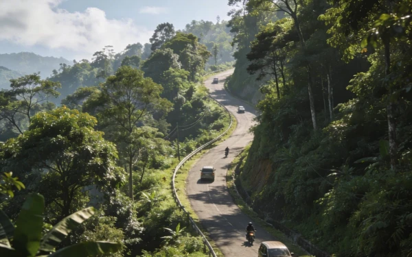 Thumbnail Berita - Tokoh Masyarakat Usulkan Solusi Jalan Pintu Alternatif di Tanjakan Cariang Sawarna Lebak