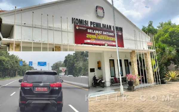 Thumbnail Berita - Mobil Dinas KPU Sampang Terekam di Tol Saat Libur Lebaran, Dibawa Siapa?