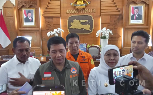 Thumbnail Berita - Dihadiri Kepala BNPB, Gubernur Jatim dan BPBD Gelar Rakor Antisipasi Kekeringan dan Bencana Hidrometeorologi