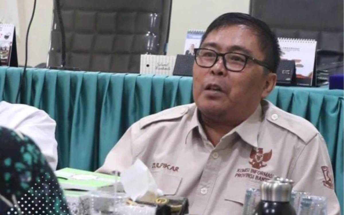 Foto Ketua KI Provinsi Banten, Zulpikar. (Foto: Moch Ojat Sudrajat for Ketik.com)