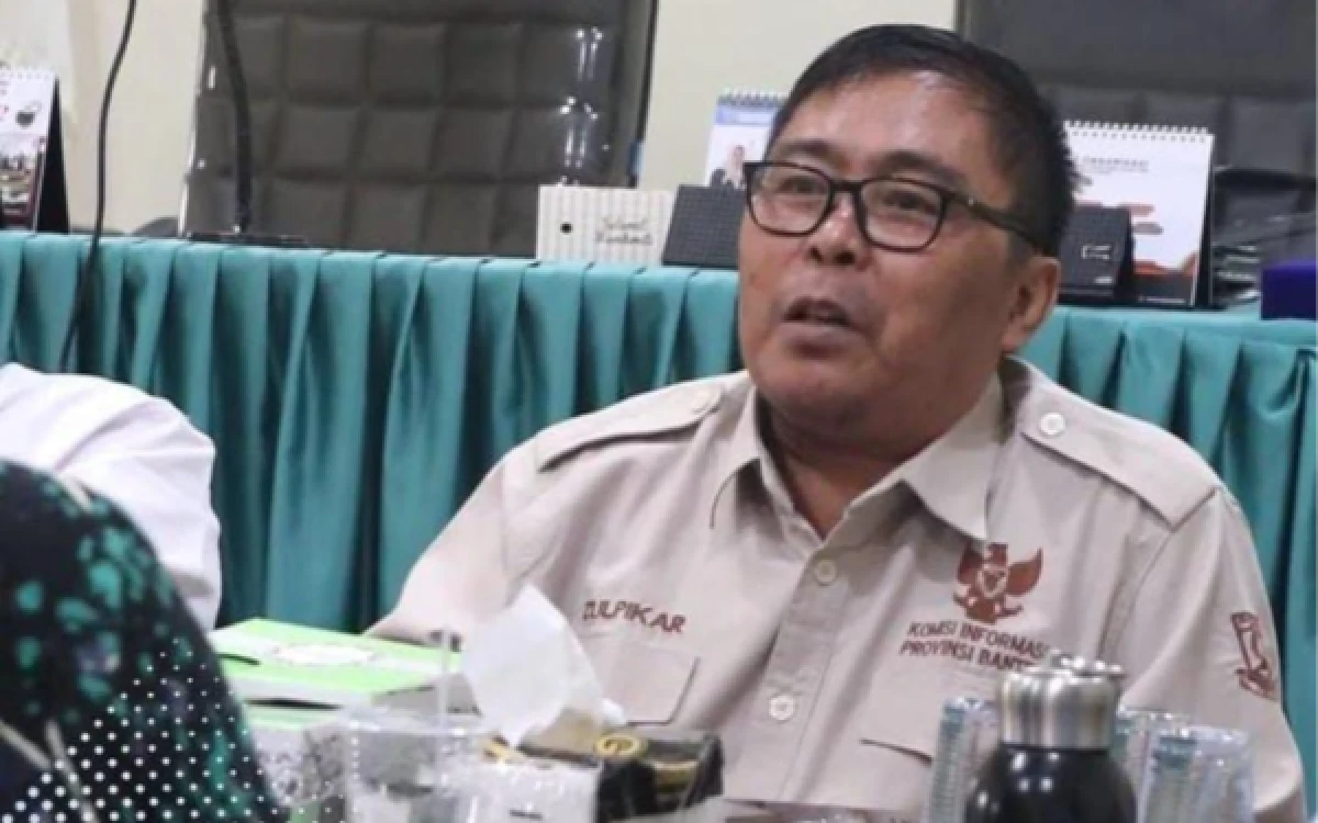 Foto Ketua Komisi Informasi Provinsi Banten, Zulpikar.(Foto:Moch Ojat Sudrajat for ketik.com)