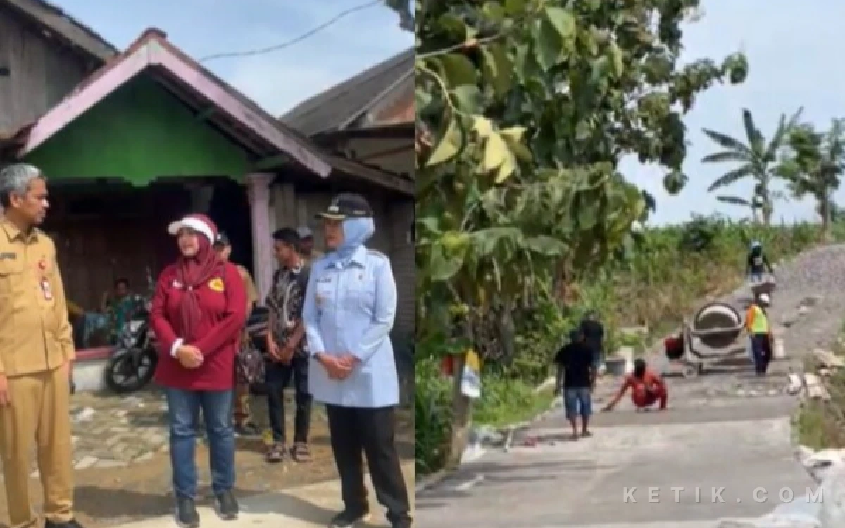 Thumbnail Berita - Wabup Bojonegoro Sidak Proyek Jalan Desa Klino, Tekankan Kualitas dan Transparansi