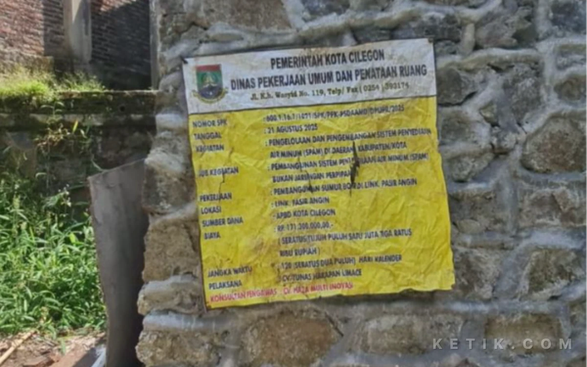 Thumbnail Berita - Proyek Pembangunan Sistem Penyediaan Air Minum di Cikerai Mangkrak, Pelaksana Diduga Tak Bertanggung Jawab