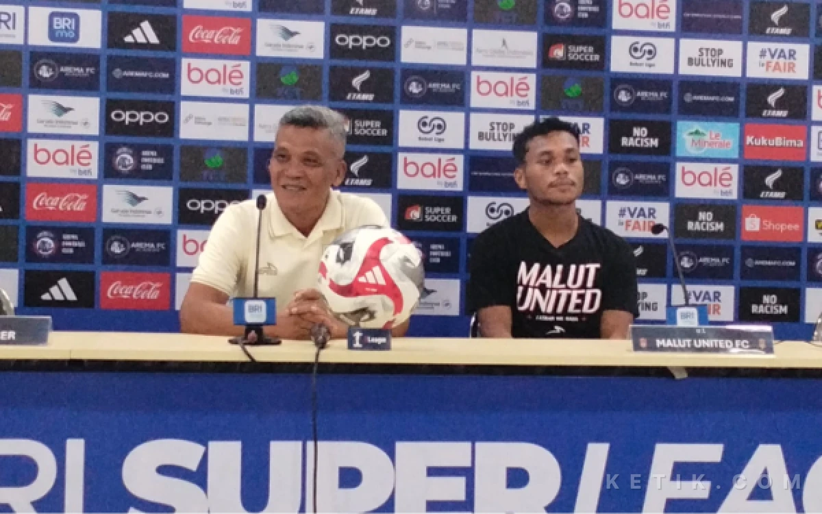 Thumbnail Berita - Tak Bermain Seperti Biasa, Malut United Puas Berbagi Angka di Kandang Arema FC