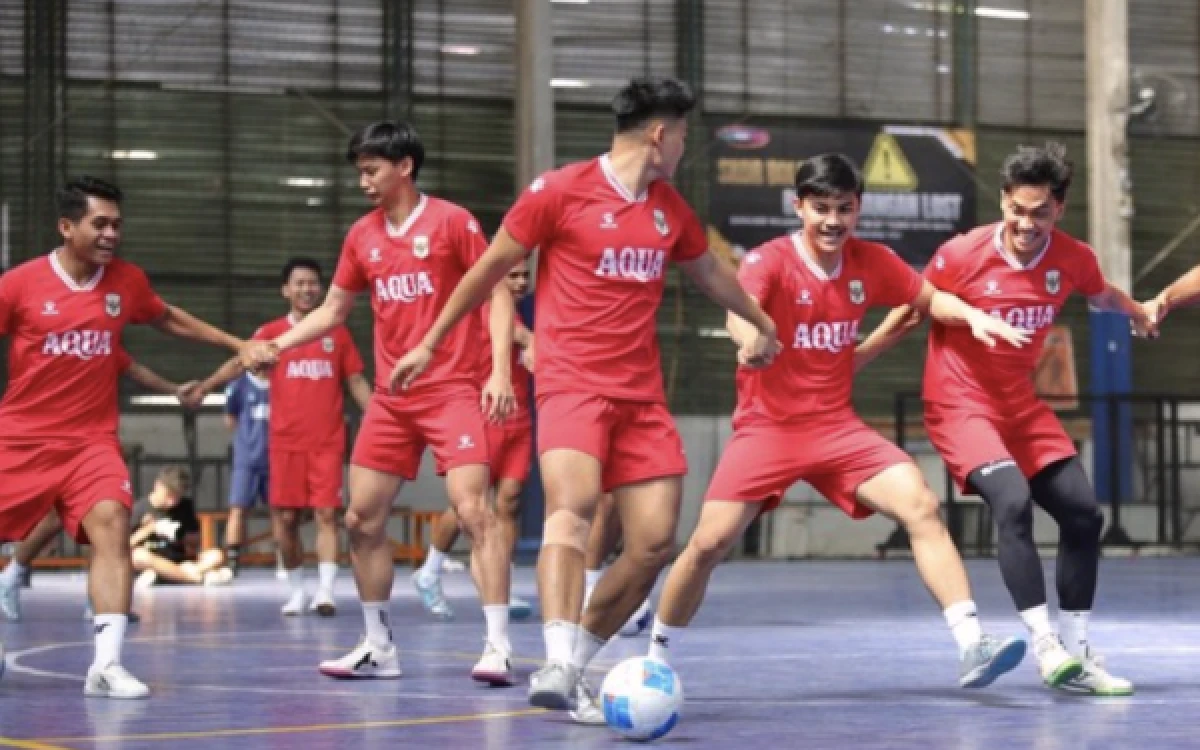 Thumbnail Berita - Bawa 14 Pemain, Timnas Futsal Indonesia Bidik Takhta AFF di Thailand