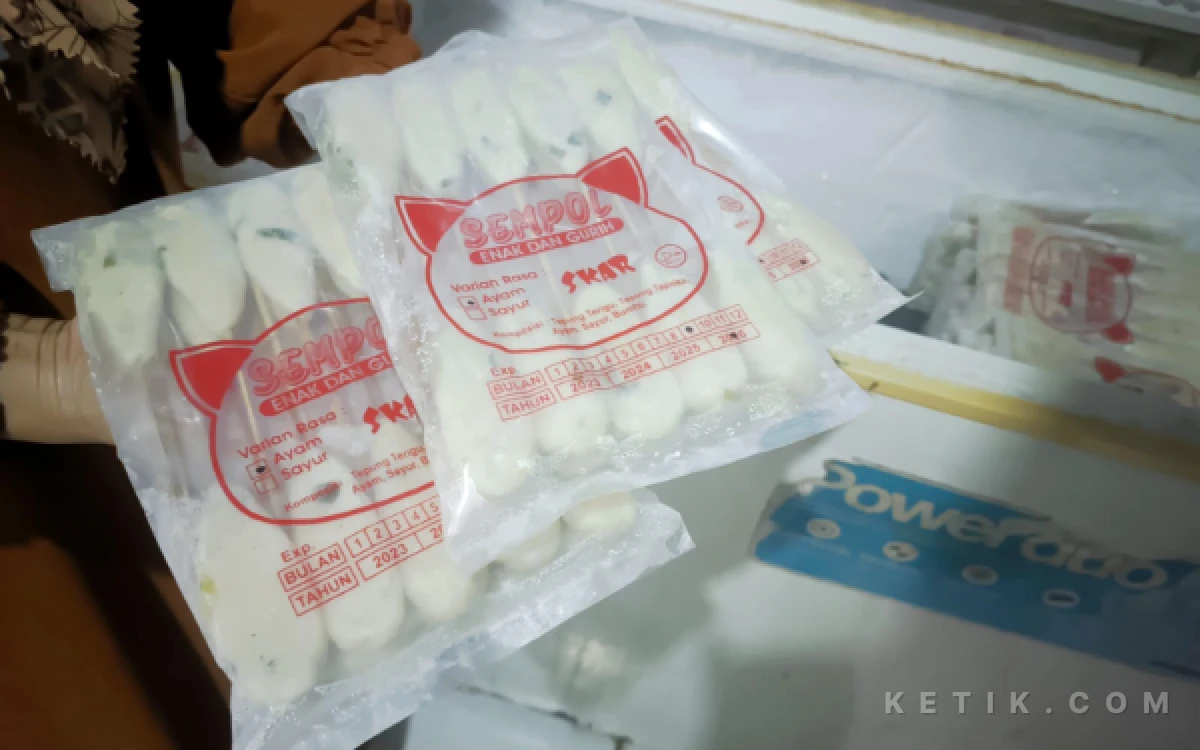 Foto Produk frozen food Sempol SKAR buatan Sulis siap diedarkan, Minggu, 5 April 2026. (Foto: Al Ahmadi/Ketik)