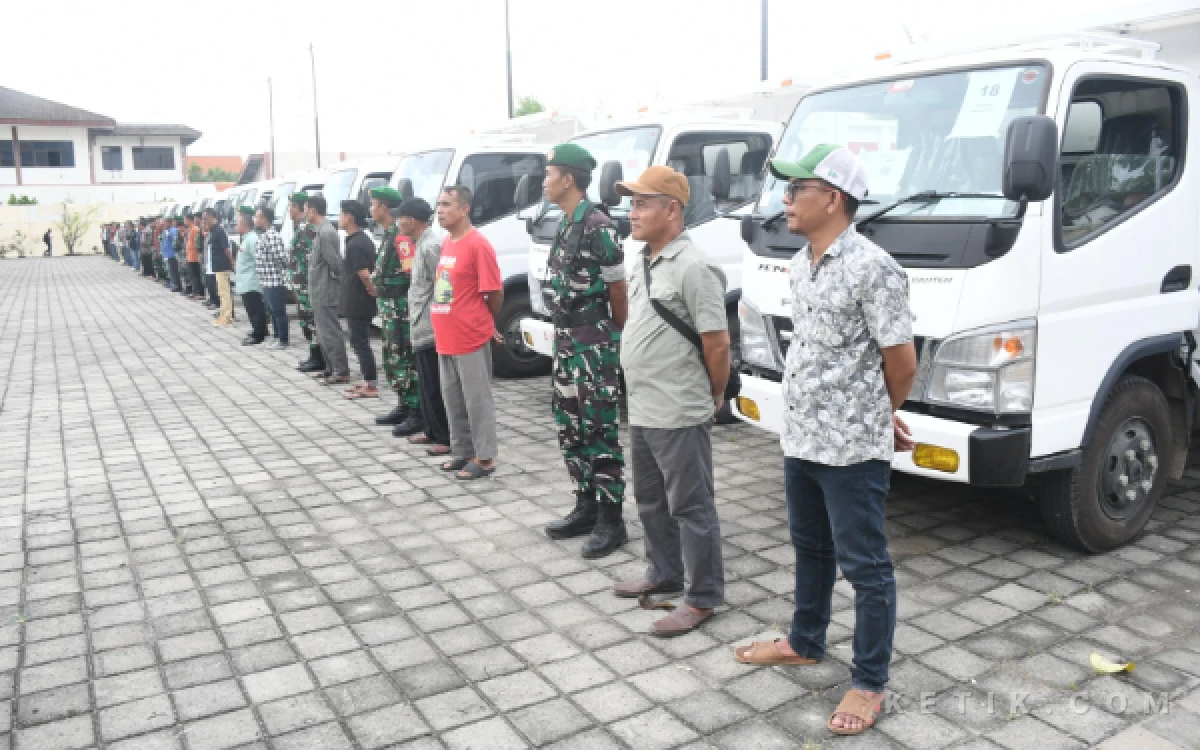 Kodim 0815 Mojokerto Salurkan 36 Truk Operasional untuk Desa dan Koperasi Merah Putih