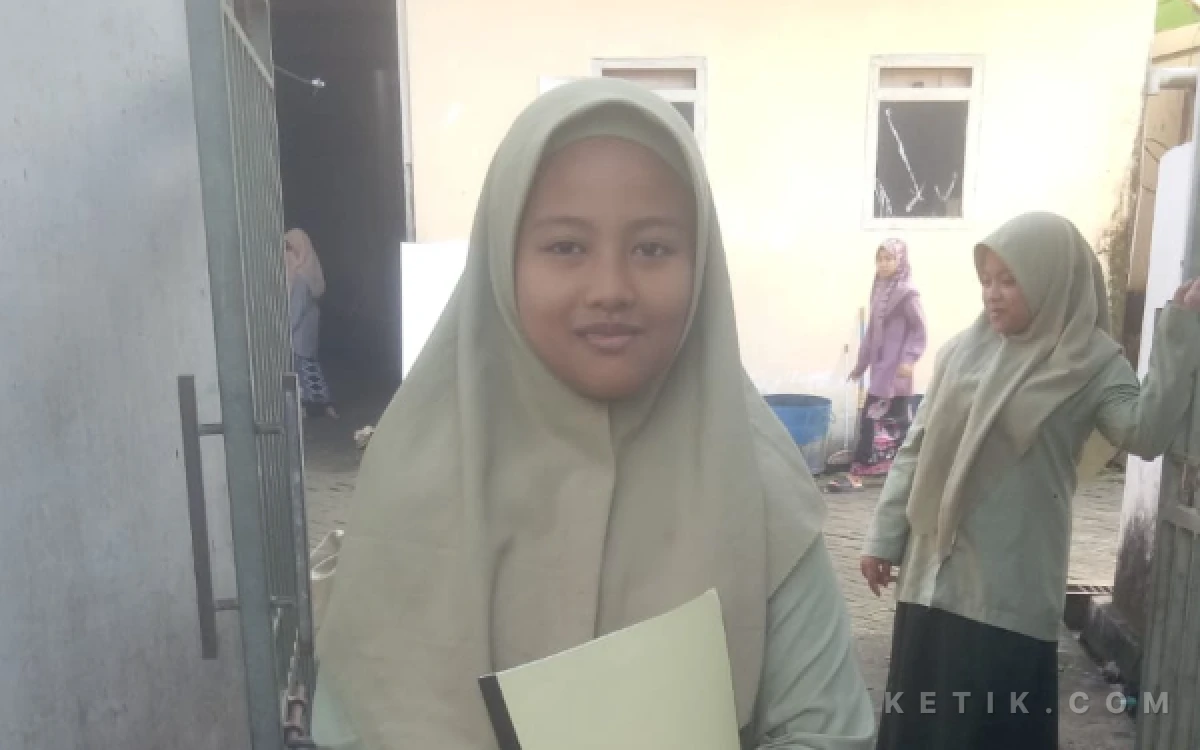 Foto Ainun adiknya Wildan (Foto: Mat Jusi/Ketik.com)