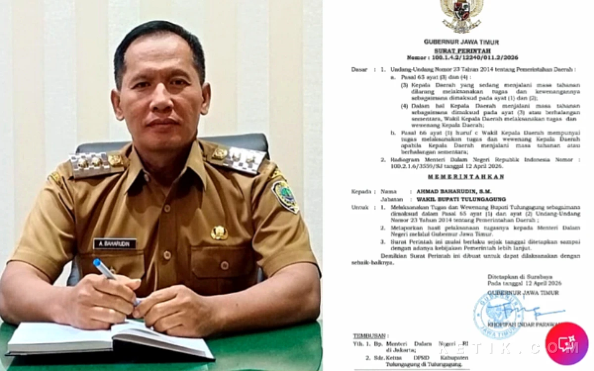 Thumbnail Berita - Wabup Ahmad Baharudin Resmi Jabat Plt Bupati Tulungagung