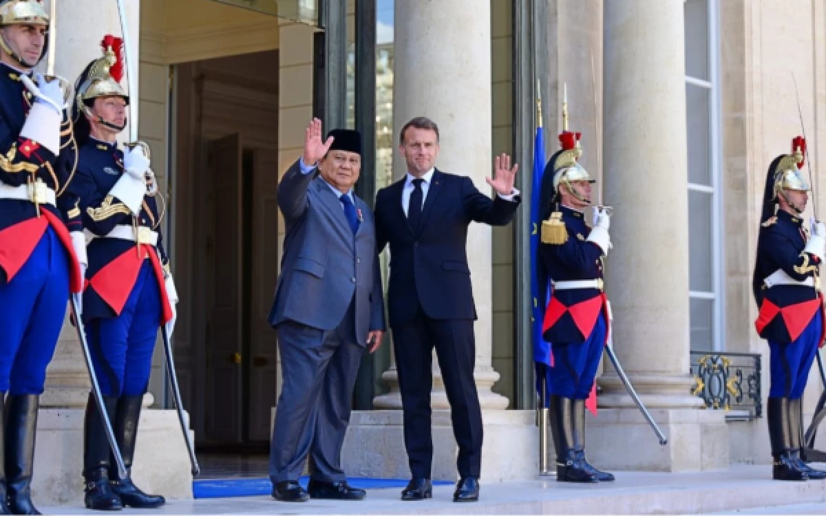 Thumbnail Berita - Bertemu Macron di Istana Élysée, Prabowo Perkuat Kerja Sama Indonesia–Prancis