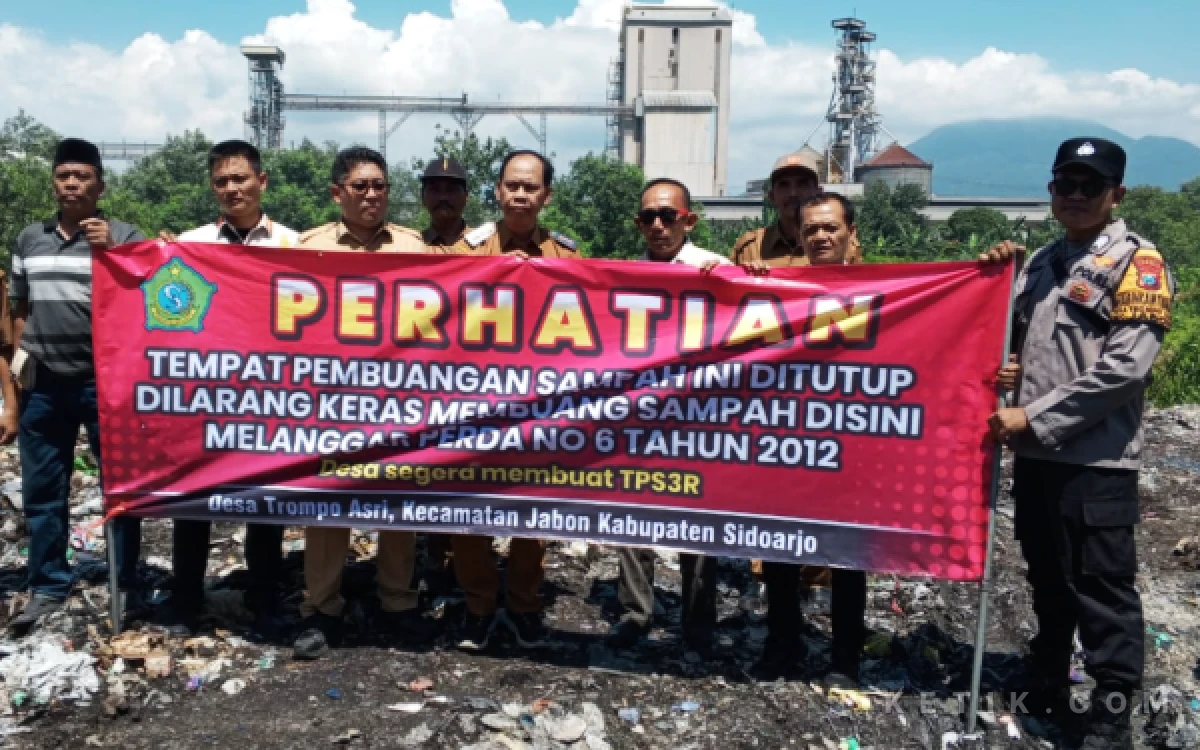 Thumbnail Berita - DLHK Sidoarjo Tindak TPS Liar di Jabon Sidoarjo