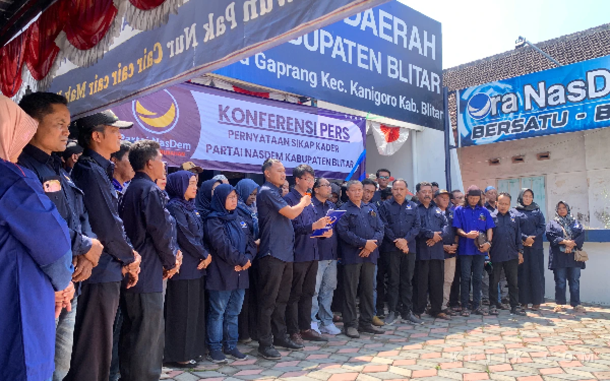 Thumbnail Berita - Kader NasDem Kabupaten Blitar Nyatakan Sikap, Soroti Pemberitaan Majalah Tempo tentang Surya Paloh