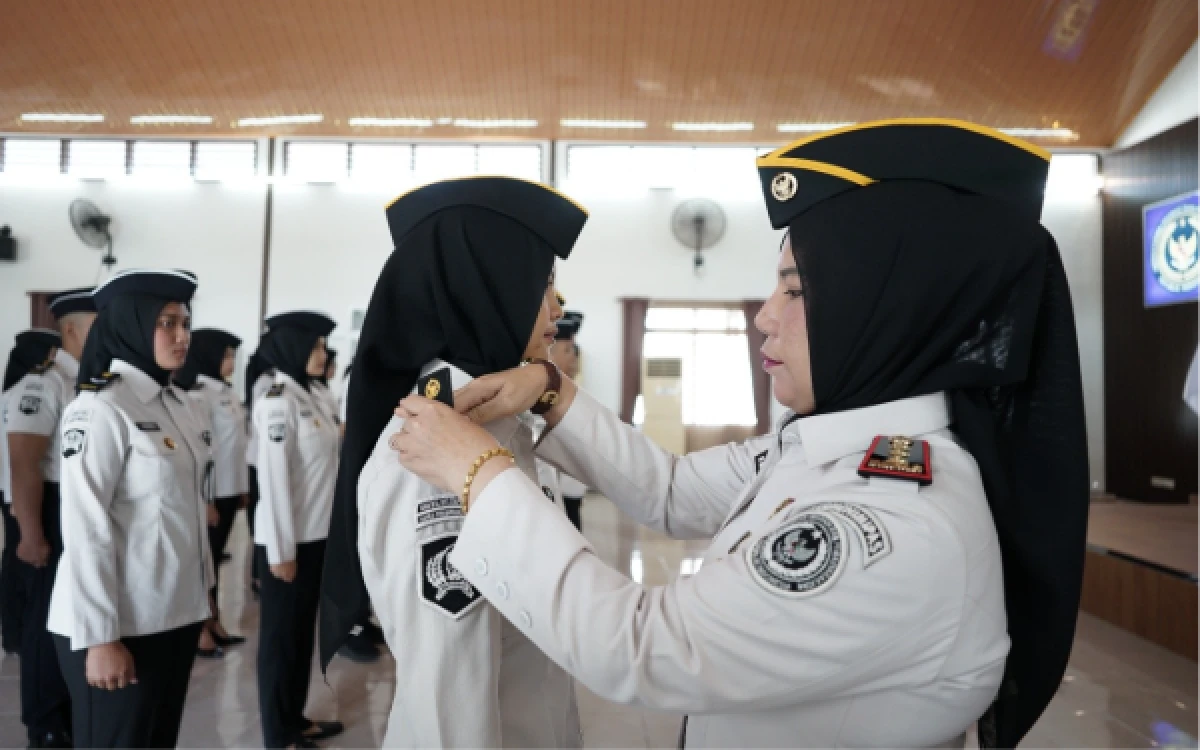 Thumbnail Berita - 33 Pegawai Lapas Perempuan Malang Naik Pangkat, Jadi Momen Gebrakan Inovasi