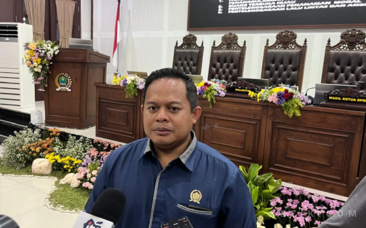 Foto Wakil Ketua II DPRD Kota Malang, Trio Agus Purwono menjelaskan tahapan yang dilakukan setelah mengusulkan Ranperda. (Foto: Lutfi/Ketik.com)