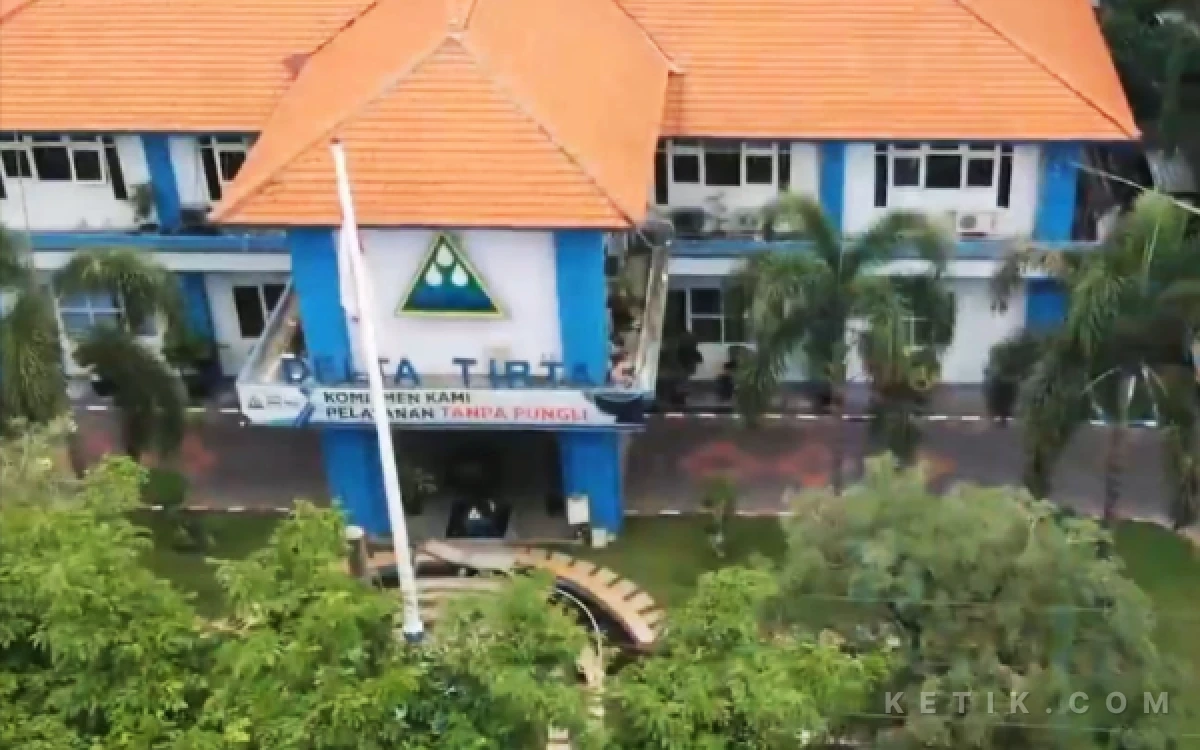 Foto Kantor PDAM Delta Tirta di Jalan Pahlawan Sidoarjo. (Foto: Dokumen)