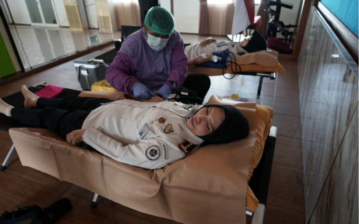 Thumbnail Berita - Suka Cita Aksi Donor Darah di Lapas Perempuan Malang, Lampaui Target 50 Kantong