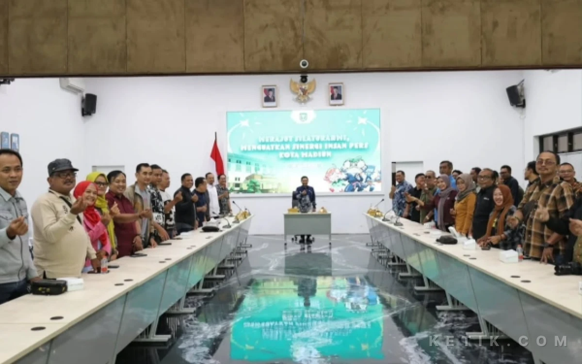 Foto Pemkot Madiun menggelar gathering media sekaligus halal bihalal pada Kamis, 16 April 2026. (Foto: Pemkot Madiun for Ketik).