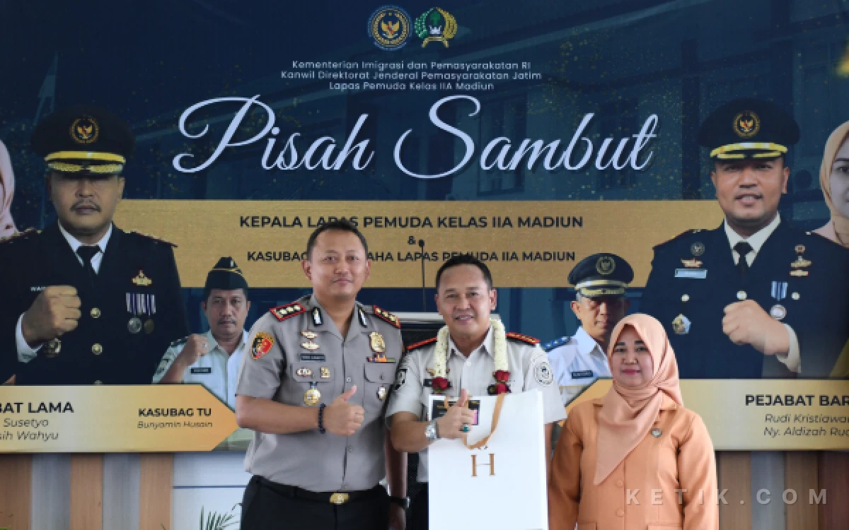 Hadiri Pisah Sambut Kalapas Pemuda Kelas II A, Kapolres Madiun Kota Berharap Sinergitas Semakin Kuat