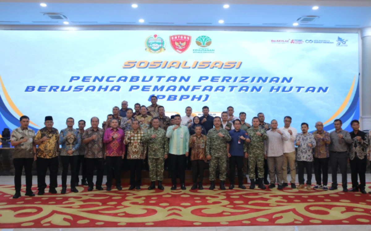 Thumbnail Berita - Bupati Asahan Hadiri Sosialisasi Pencabutan Perizinan Berusaha Pemanfaatan Hutan