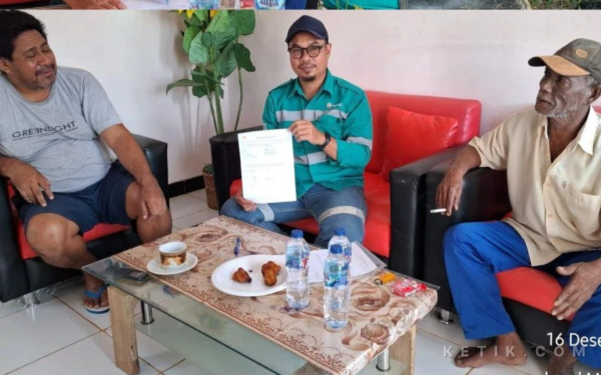 Foto Pihak Alimusu dan Arifin Saroa saat bertemu (Foto Sefnat For Ketik.com)