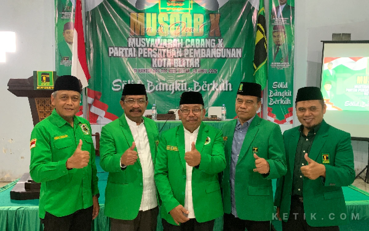 Thumbnail Berita - PPP Kota Blitar Gelar Muscab X, Regenerasi Didorong dan Target 6 Kursi 2029 Digaungkan