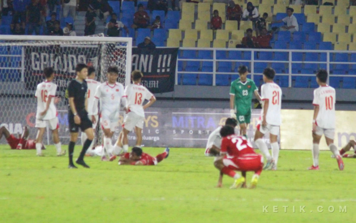 Thumbnail Berita - Kalah 0-0 Lawan Vietnam, Langkah Indonesia di AFF U-17 2026 Berhenti
