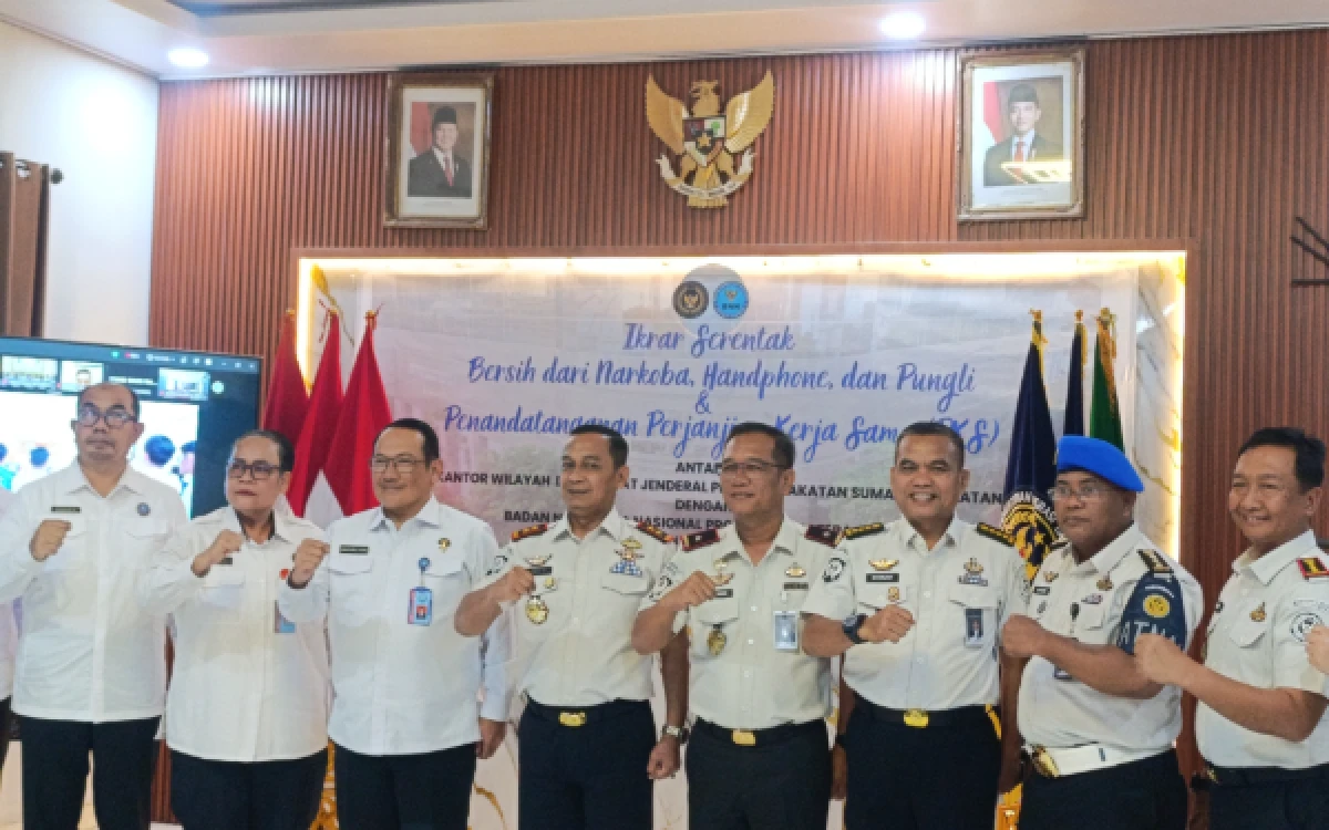 Thumbnail Berita - BNNP Sumsel–Ditjenpas Perkuat Kerja Sama, Tekan Peredaran Narkoba hingga ke Dalam Lapas