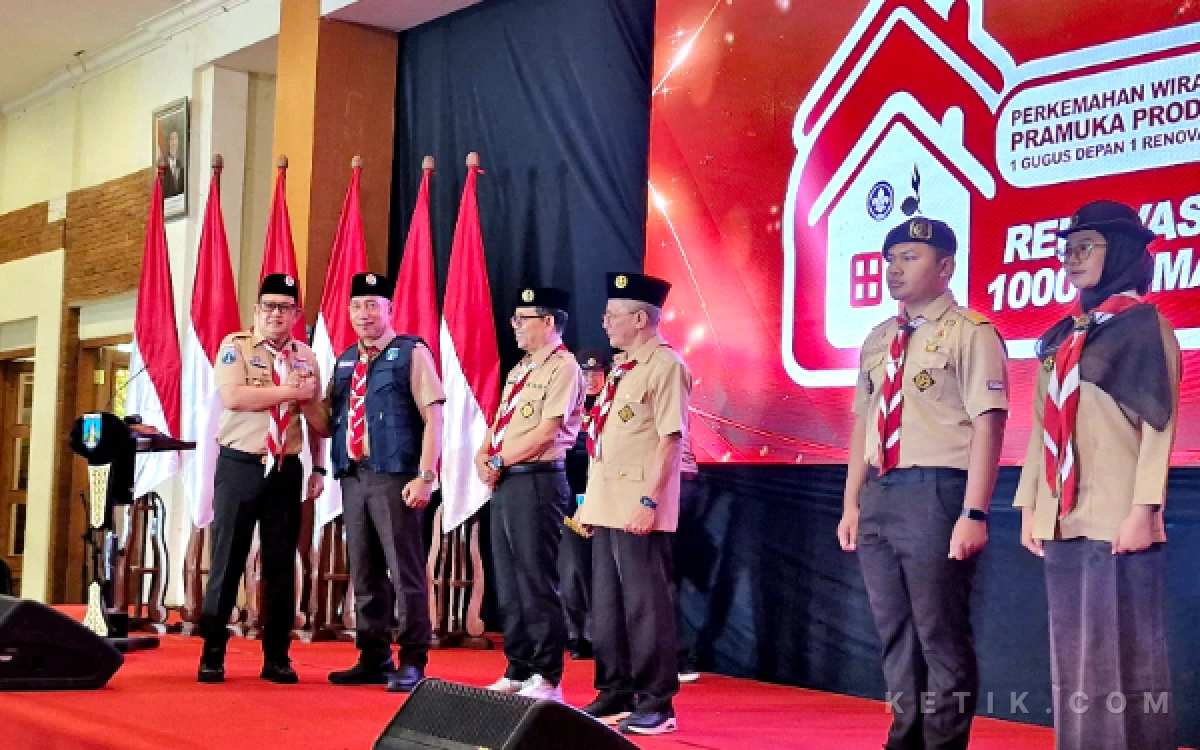 Thumbnail Berita - Pertama di Indonesia! Kwarda Pramuka Jatim Gagas Program 1 Gudep 1 Renovasi Rumah