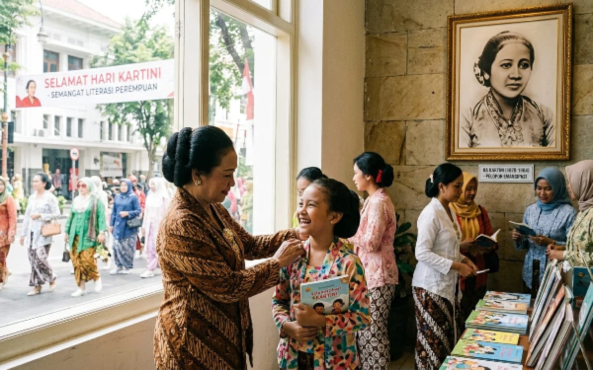 Foto Suasana memperingati hari Emansipasi Wanita (Foto:Gemini).