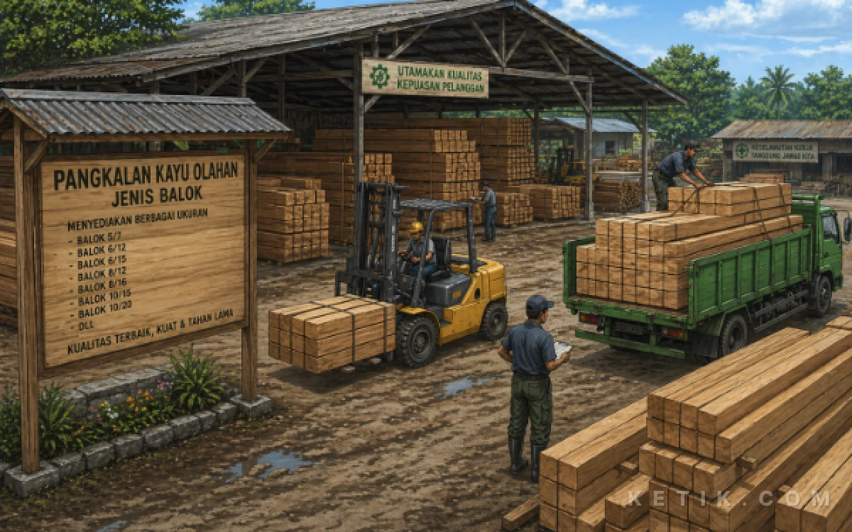 Thumbnail Berita - KPH Halsel Blak-blakan, Pangkalan Kayu Terdata tapi Sebagian Tak Ditemukan