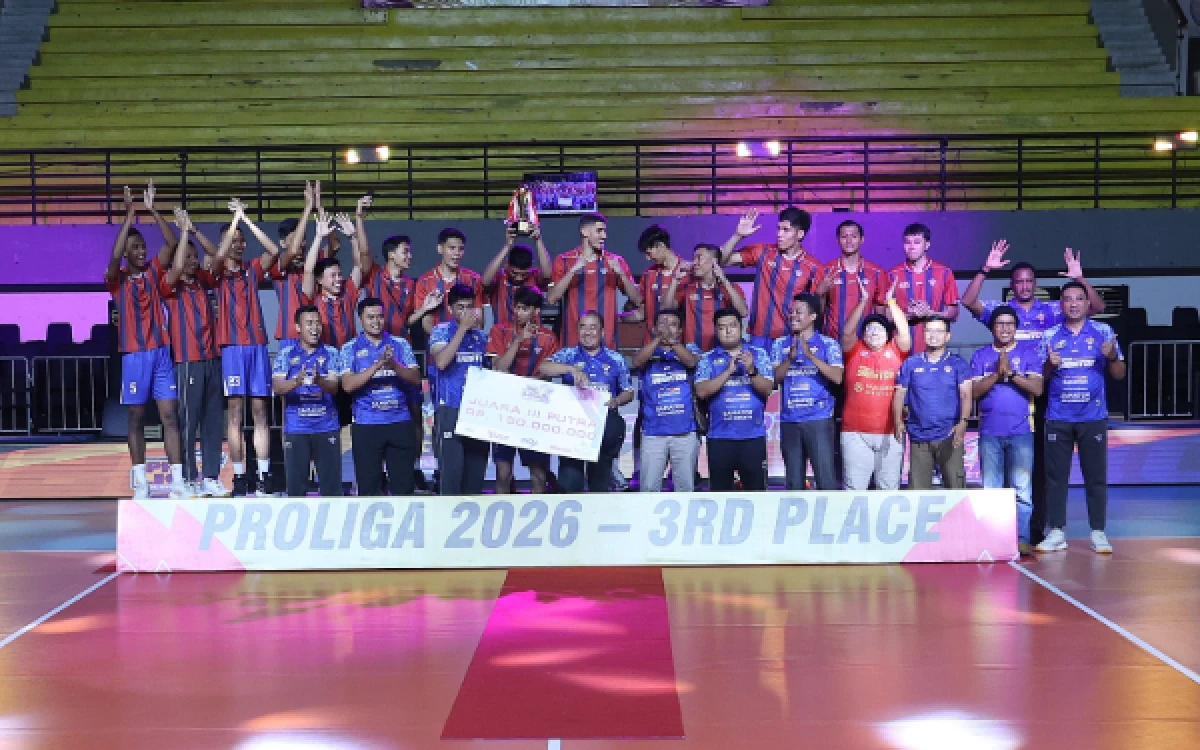 Thumbnail Berita - Menang Telak 3-0, Samator Rebut Posisi Ketiga Proliga 2026 Usai Kalahkan Garuda Jaya