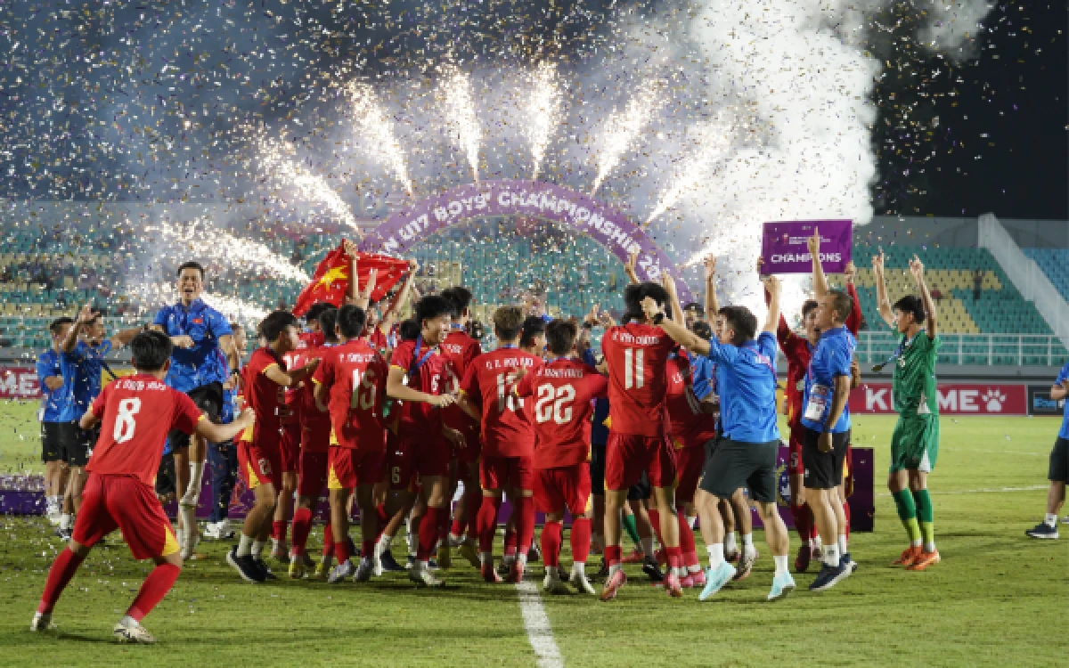 Thumbnail Berita - Vietnam Juara ASEAN U-17 Boys Championship 2026 Usai Tekuk Malaysia 3-0