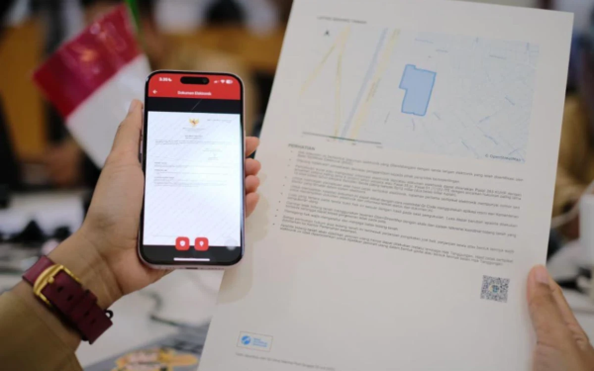 Lebih Mudah! Kini Masyarakat Bisa Pastikan Data Sertipikat Tanah dari Smartphone