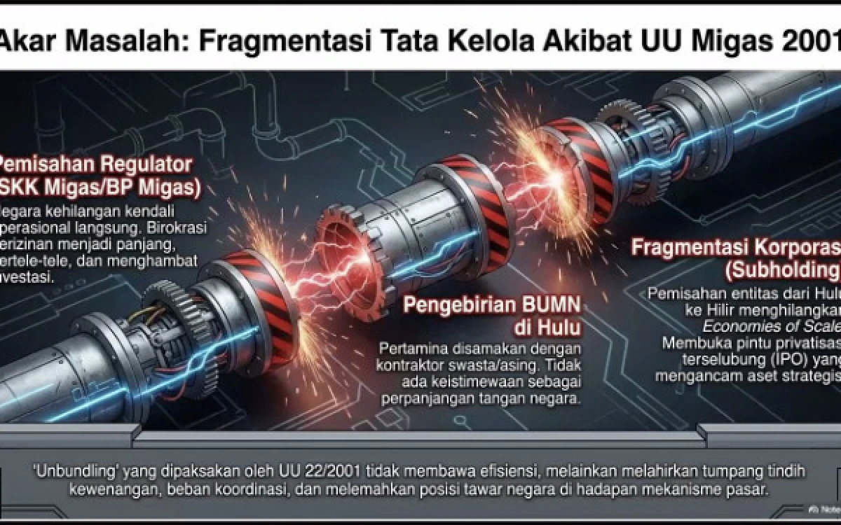 Foto Materi dalam acara Webinar Energi Forwatgi dengan tema ‘Stabilitas Harga BBM di Tengah Konflik Geopolitik: Pertamina Dikorbankan?’  di Jakarta,  Rabu 29 April 2026. (Foto: Surya Irawan/Tangkapan Layar/Ketik.com)