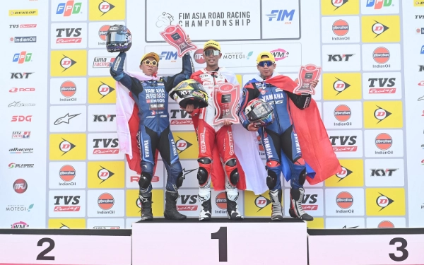 Thumbnail Berita - Rider Binaan Astra Honda Berjaya di Balapan Internasional, Adenanta Arek Magetan Jatim Kuasai Sirkuit Motegi Jepang!
