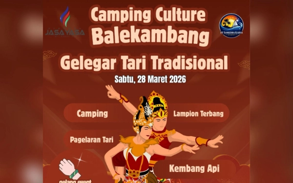 Thumbnail Berita - Eksotis! Menikmati Sendratari Pesisir dan Kelap-kelip Lampion di Camping Culture Balekambang