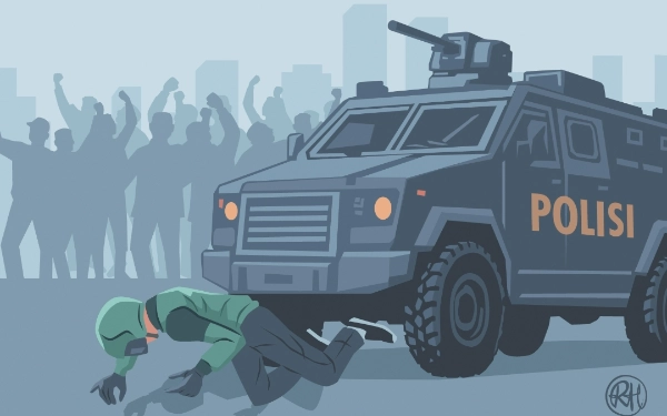 Thumbnail Berita - Blokade Jalan! Arah ke Surabaya Pusat dari Berbagai Titik Lumpuh Total