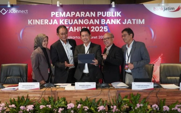 Kinerja Solid, Laba Bersih Bank Jatim Naik 20,65 Persen Jadi Rp1,54 T pada 2025
