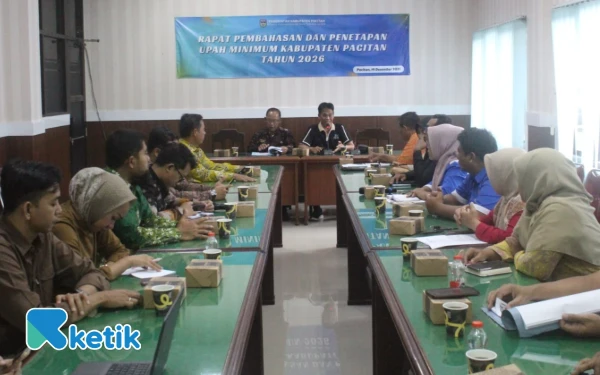 Thumbnail Berita - Pakai Alfa 0,70 UMK Pacitan 2026 Disepakati Rp2,49 Juta, Usulan Dikirim ke Pemprov Jatim