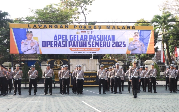 Thumbnail Berita - Operasi Patuh Semeru, Polres Malang Kerahkan 120 Personel Sasar 8 Jenis Pelanggaran