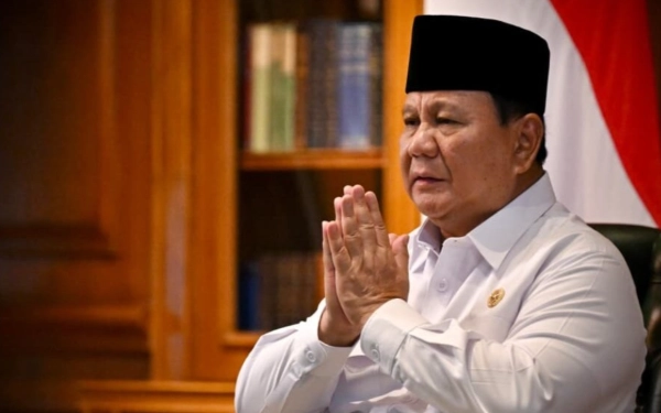 Thumbnail Berita - Prabowo Ucapkan Selamat Dharma Santi 2026, Ajak Perkuat Harmoni dan Persatuan
