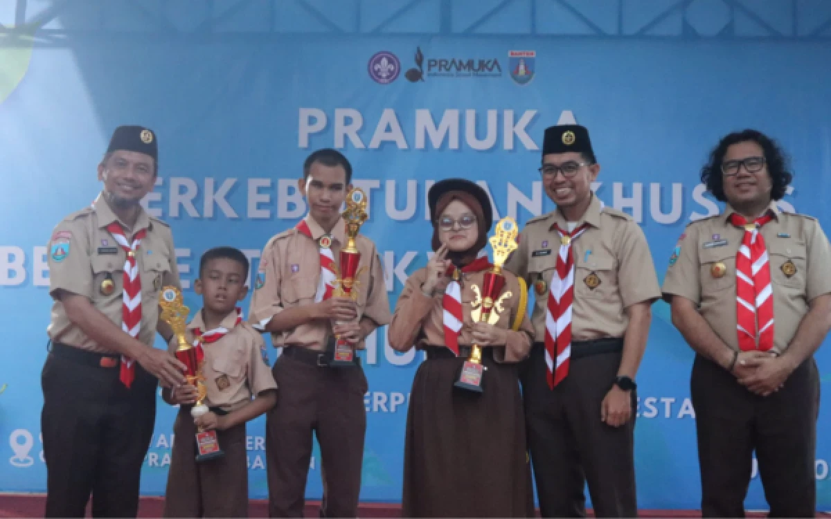 Thumbnail Berita - Pramuka Berkebutuhan Khusus Berprestasi 2026, Kwarda Banten Beri Ruang Anak Difabel Tunjukkan Potensi