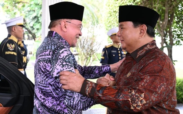 Thumbnail Berita - Berlangsung Hangat, Pertemuan Prabowo dan PM Malaysia Anwar Ibrahim Bahas Geopolitik